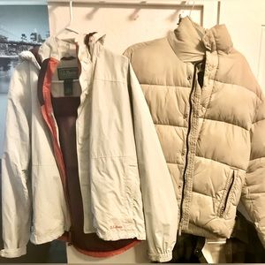 LL Bean & Old Navy brand winter jackets